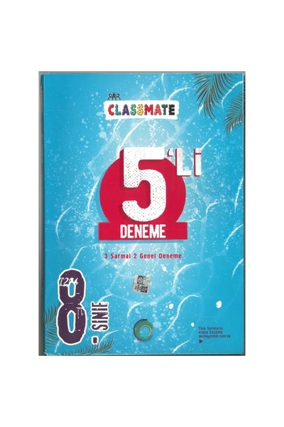 Okyanus Yayınları OKYANUS 8. SINIF CLASSMATE 5 Lİ GENEL DENEME