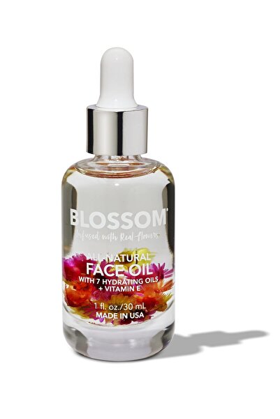 blossom زيت طبيعي للوجه، مُشبّع بأزهار حقيقية - نسيم الصيف، 1 أونصة سائلة