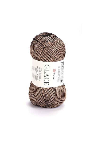 Yarnart Glace Hand Knitting Yarn,100G / 210m – 52% Acrylic 48% Polyamide–Bright Colored Summer Hand Knitting Yarn