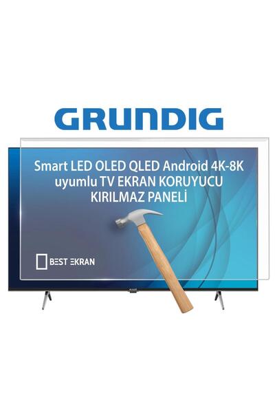 Grundig 55" Inç 139 Ekran Tv Ekran Koruyucu | Led Oled Qled Android 4k-8k