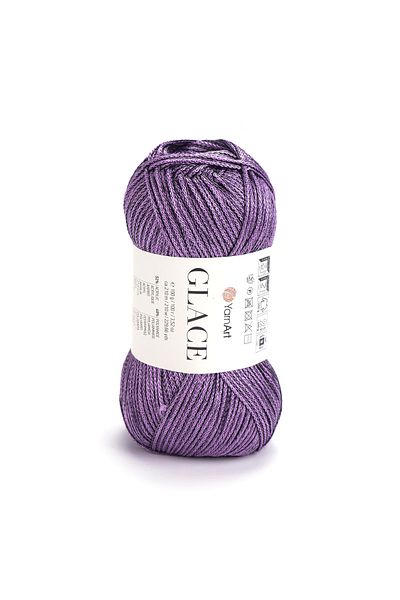 Yarnart Glace Hand Knitting Yarn,100G / 210m – 52% Acrylic 48% Polyamide–Bright Colored Summer Hand Knitting Yarn