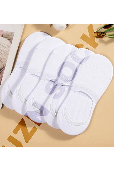 Sammy Socks Силиконови неплъзгащи се безшевни унисекс чорапи Babet, чифт от 5 броя