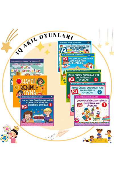 Genel Markalar 3-4-5-6-7 Yaş Ve Üstü Çocuklar Için Iq Zeka Dikkat Geliştiren ...