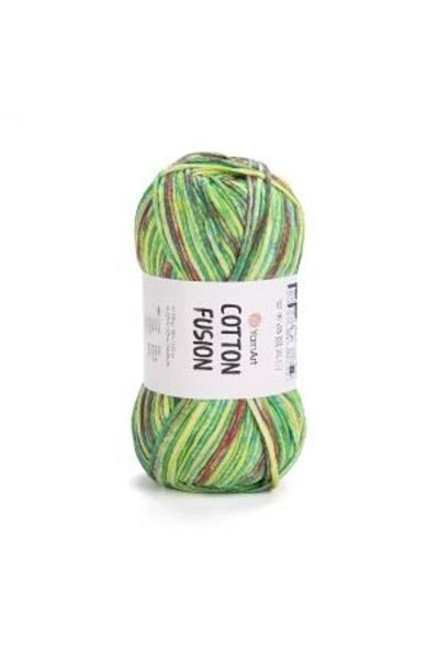 Yarnart Cotton Fusion - Hand Knitted String Ebruli-3651