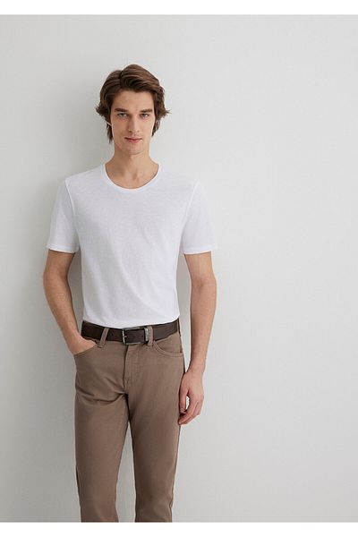 Mavi Μπλουζάκι White Flamed Basic - Εφαρμοσμένο Cut064681-620