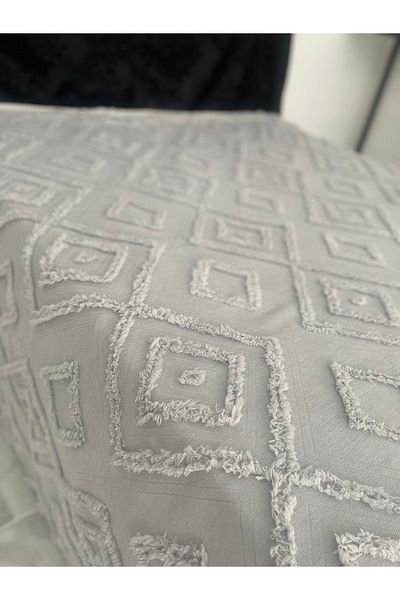 Jolie Maison Pike Single Bedspread Yellow Gray