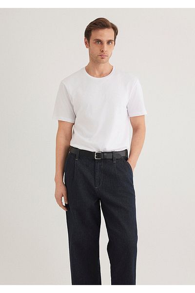 Mavi Λευκό Μπλουζάκι Basic Slim Fit / Στενό Κοπή 065574-620