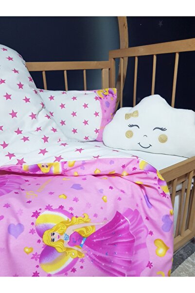 bebek_iklimi Baby Girl Sleeping Set 90X130 - Sheet, Pillow, Quilt, Cloud Pillow Gift