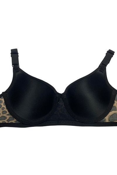 CHC Chocho Women's Underwire, Unpadded Cheetah Patterned Bra