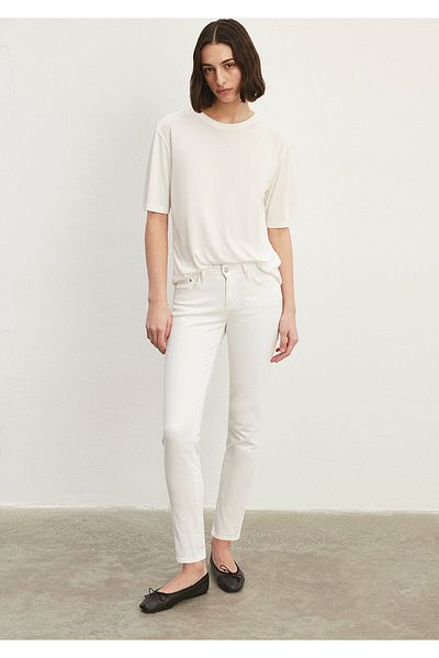 Mavi Ada Casual Vintage Weiße Jeanshose 1020581363