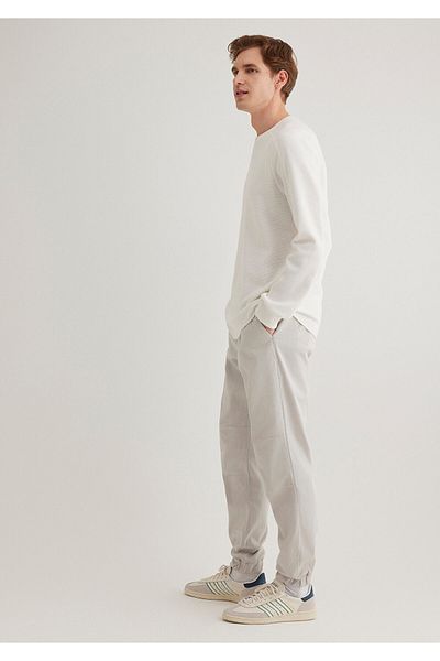 Mavi Light Gray Jogger Pants with Elastic Waist 000169 -70074