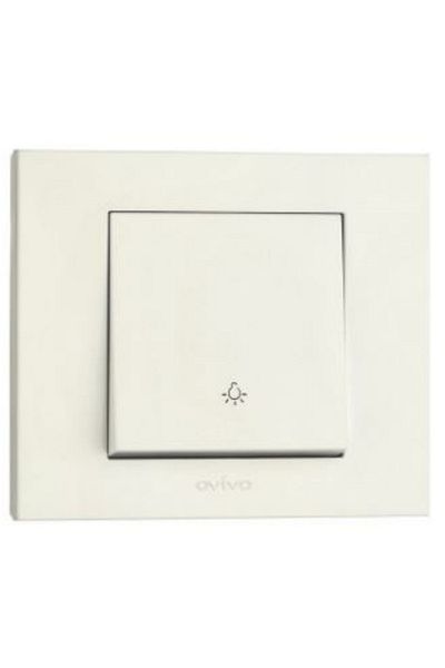 Tenda 12 Pieces Ovivo Grano White Bell Switch - Light Frame Included