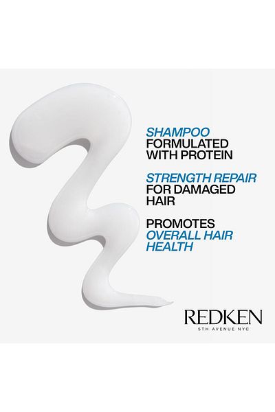 REDKEN Extreme Shampoo 300ml – Strengthens, Repairs & Prevents Breakage For Damaged Brittle Hair