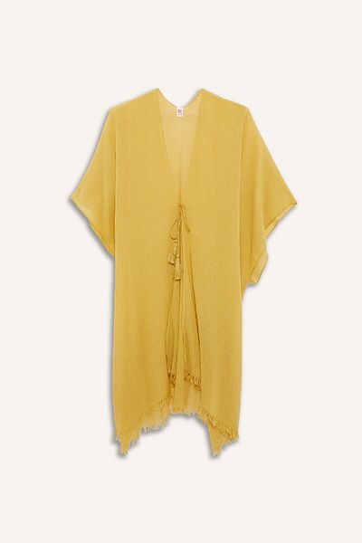 DeFacto Regular Fit Cotton Kimono-Fall in Love Z0696Az24Sm