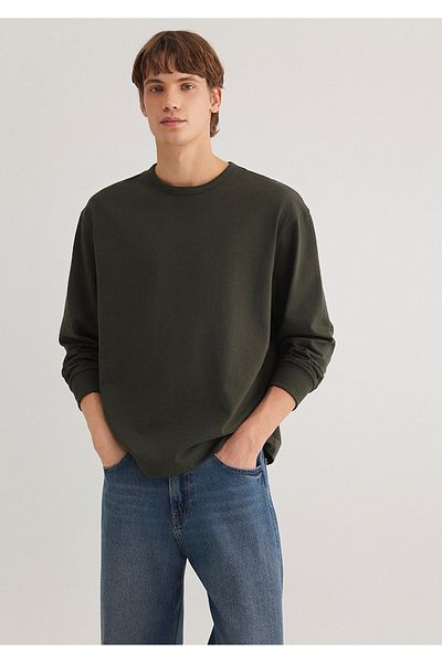 Mavi Χακί μακρυμάνικο μπλουζάκι Loose Fit / Loose Relaxed Fit 0612488 -71587