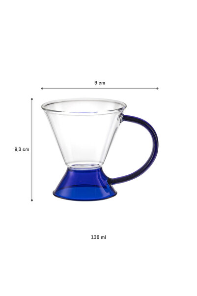 Madame Coco Olivie Borosilikat Cam Fincan 130ml