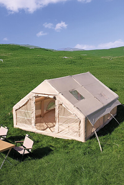 Onetick 12 Kişilik 4 Mevsim Şişme Kamp Çadırı 300x400 12 M2 Yükseklik 210 Cm
