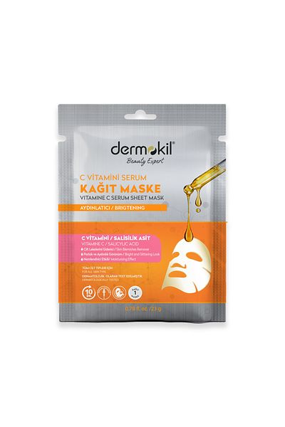 Dermokil Vitamin C Serum Paper Mask 28 Gr