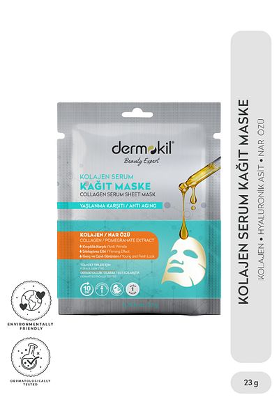 Dermokil Collagen Serum Paper Mask 28 Gr