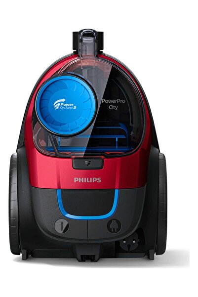 Philips Aspirator fara sac Philips PowerPro Compact FC9330/09, 1.5 L, 750 W, PowerCyclone 5, Rosu/ Negru