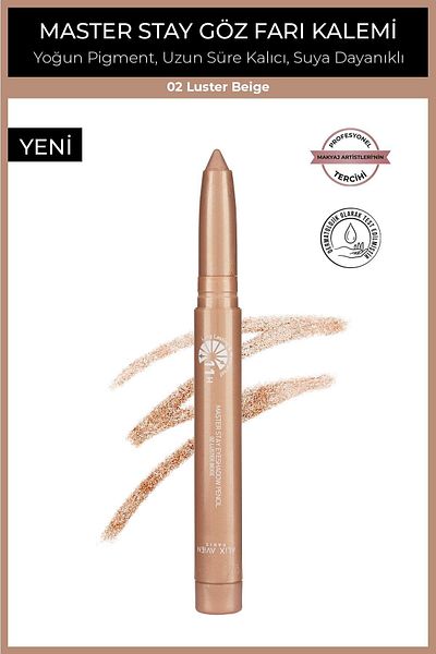 Alix Avien Waterproof 11 Hour Lasting Cream Eye Pencil - Master Stay 02 Luster Beige