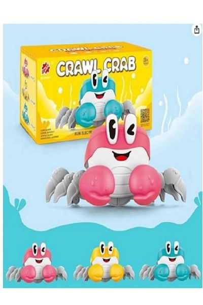 rexa Crawling Crab Baby Toy – Interactive Tummy Time Toy with Music & Movement for Infants and Toddlers