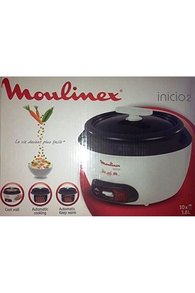 Moulinex طباخة الارز 10 اكواب انيسيو 760 واط 1.8 لتر MK1561
