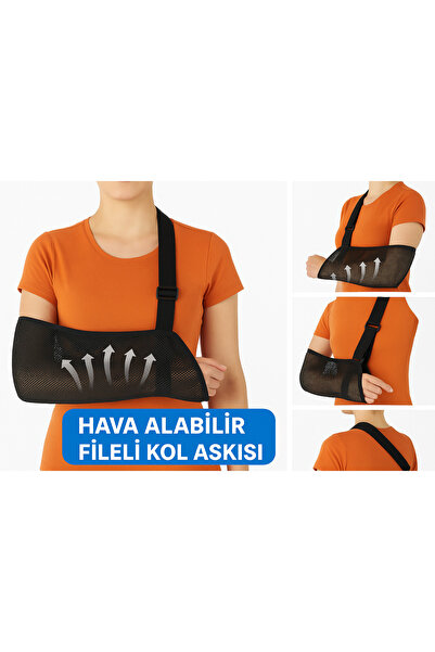 Perafit Fileli Ortopedik Kol Askısı Ayarlanabilir Hava Alan Kırık Çıkık İncinme için Kol Sabitleyici Destek