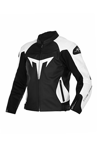 TNS PRO Super Collection White Black Motosiklet Montu