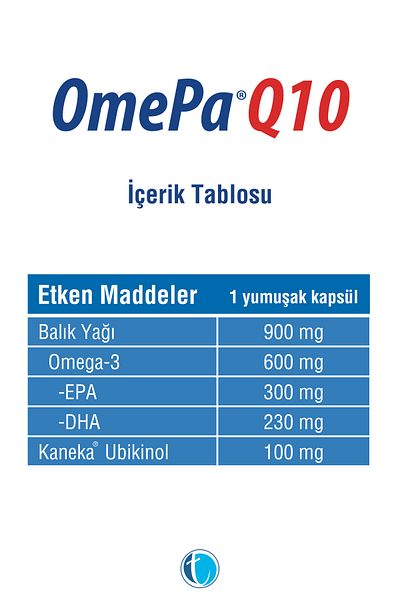 Omepa Q10 30 Soft Capsules Ubikinol Qh Fish Oil Omega 3