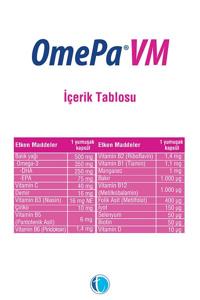 Omepa Vm 30 Soft Capsule Multivitamin Fish Oil Omega 3