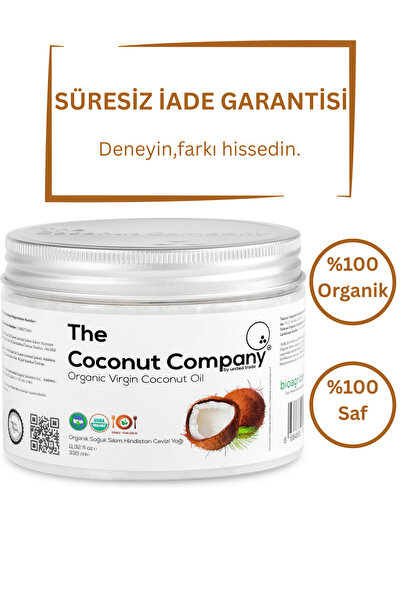 THE COCONUT COMPANY BY UNITED TRADE Organik Hindistan Cevizi Yağı Soğuk Sıkım...