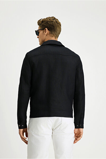 Kiğılı Εποχικό λινό παλτό