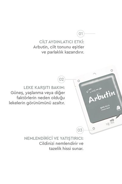 Mjcare Arbutin Extract Face Mask Pack of 588092208001535