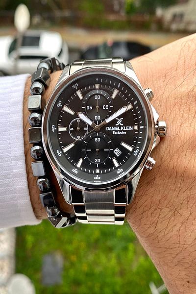 Daniel Klein Men's Wristwatch - Stainless Steel Cord, +3atm Waterproof