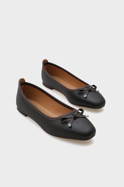 Capone Outfitters Damskie baleriny Hana Trend Matte Skin