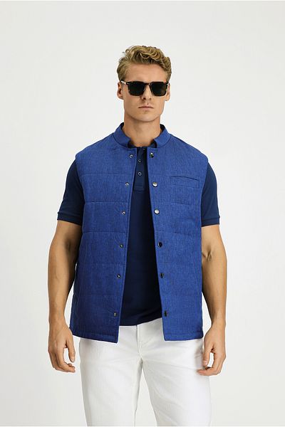 Kiğılı Quilted Sports Linen Vest