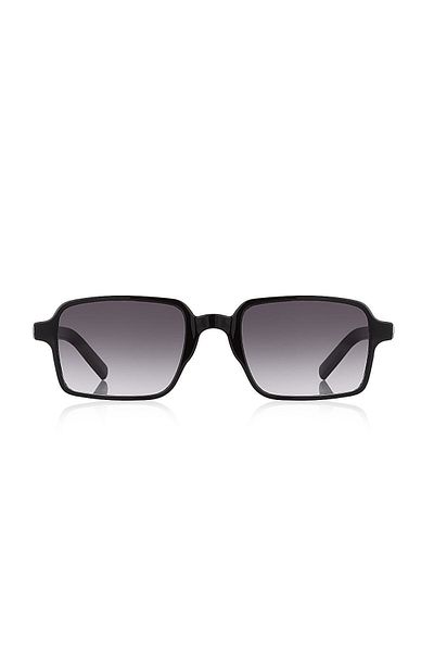 Kinary Unisex Sunglasses Black Shiny 1043