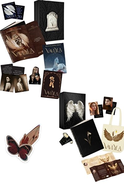 Dokuz Yayınları Vaveyla 1 ve Vaveyla 2(KUTULU-CİLTLİ)(Kart-Poster-Bez Çanta-Hareketli Kelebek Ayraç)