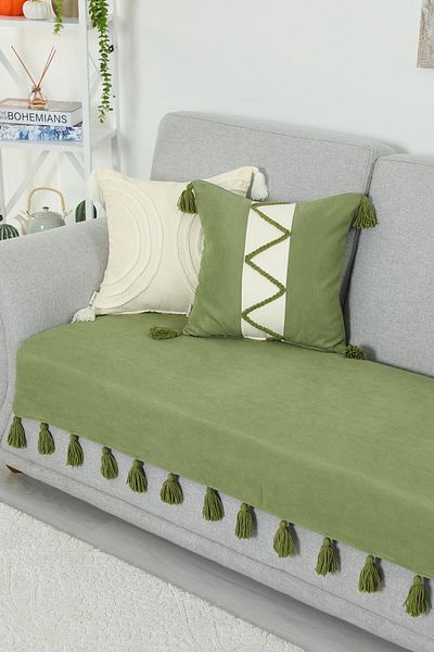 Aisha's Design 90x210 Tufted Sofa Cover - KO-19
