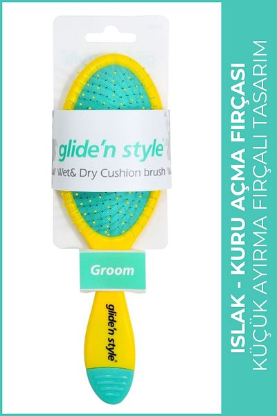 Glide'n Style Dry Opening and Combing Brush - Wet Gs-240