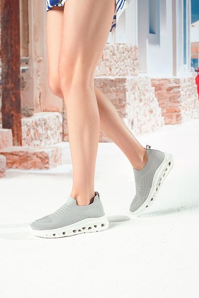 Derimod Gray Thick Sole Zero Women's Sneakers - 24sfd49576f