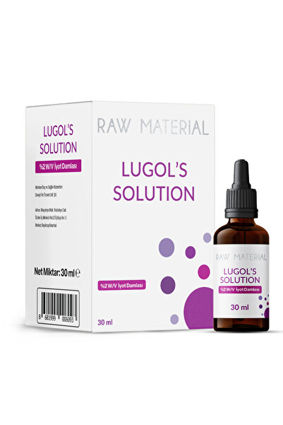 MORE THAN Raw Material Lugol's Solution Iyot %2 Damla 30 ml