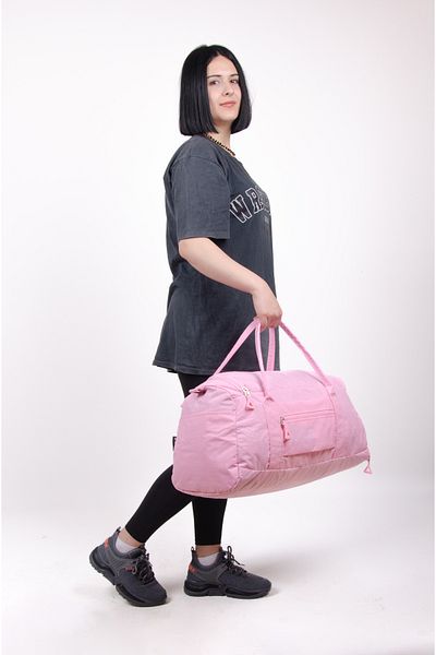 MUCCO Kaff Pink Crinkle Shoe - Αδιάβροχη αθλητική/ταξιδιωτική τσάντα με θήκες, τσέπες και 0818