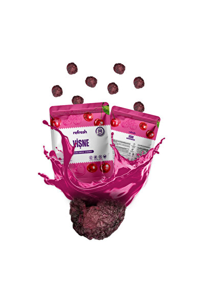 Refresh Chips Freeze Dried Vişne - Dondurularak Kurutulmuş Meyve - Freeze Dry Meyve Kurusu 30gr