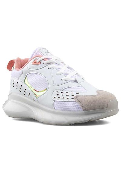BOULDER 2045 Pantofi sport cu talpă înaltă Air alb-roz