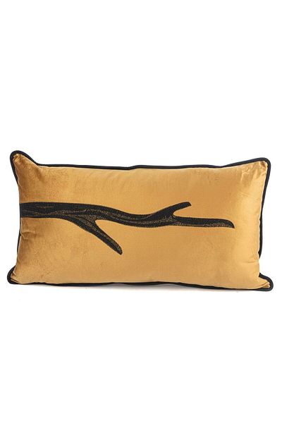 Mikasa Moor Μαξιλάρι Isla Bronze Single Branch 35x65