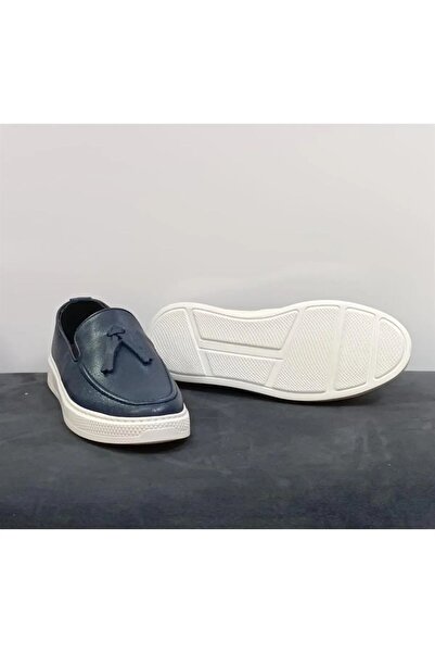 CLAS Swood 1088 Poli Taban Püsküllü Deri Erkek Babet Ayakkabı