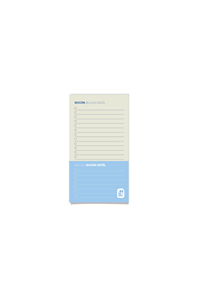 Joo Stationery Joo Bugün / Bugün Değil Notluk (10x18cm)