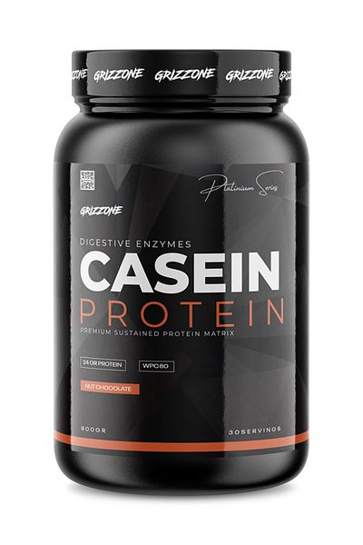 GRIZZONE Grizzy Casein Protein 900 Gr 30 Servings (Hazelnut - Chocolate)